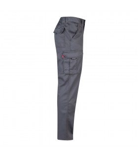 VL LUGH Pantalon elastico multibolsillos 240g m en algodon 46 EME 38 y poliester 16