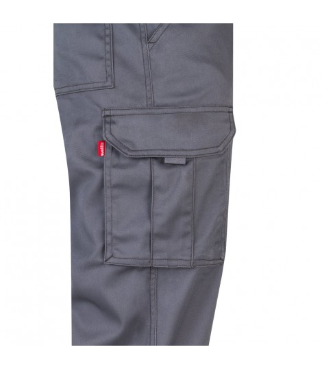 VL LUGH Pantalon elastico multibolsillos 240g m en algodon 46 EME 38 y poliester 16