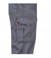 VL LUGH Pantalon elastico multibolsillos 240g m en algodon 46 EME 38 y poliester 16