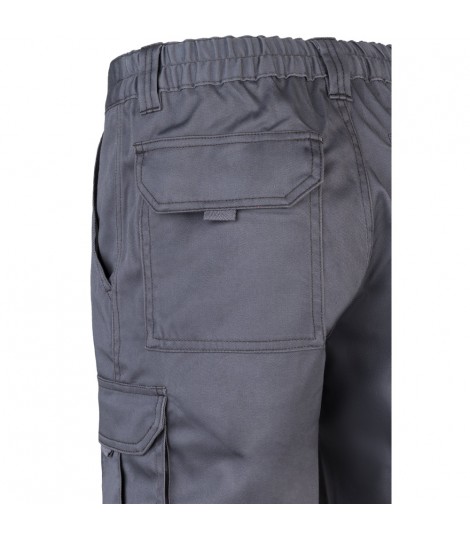 VL LUGH Pantalon elastico multibolsillos 240g m en algodon 46 EME 38 y poliester 16