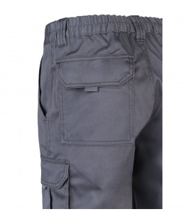VL LUGH Pantalon elastico multibolsillos 240g m en algodon 46 EME 38 y poliester 16