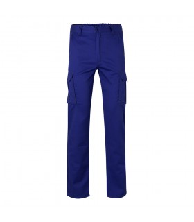 VL LUGH Pantalon elastico multibolsillos 240g m en algodon 46 EME 38 y poliester 16