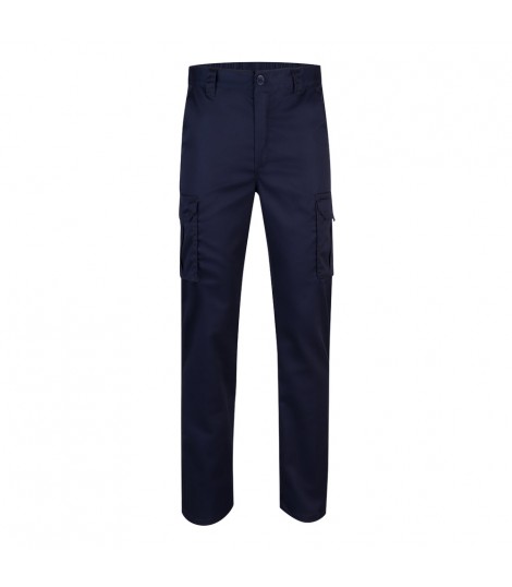 VL LUGH Pantalon elastico multibolsillos 240g m en algodon 46 EME 38 y poliester 16