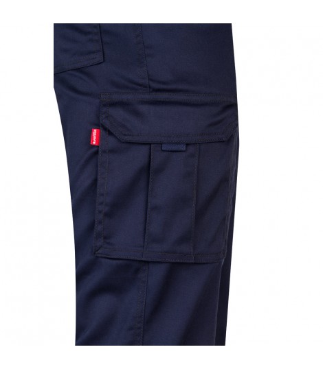 VL LUGH Pantalon elastico multibolsillos 240g m en algodon 46 EME 38 y poliester 16