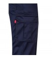 VL LUGH Pantalon elastico multibolsillos 240g m en algodon 46 EME 38 y poliester 16