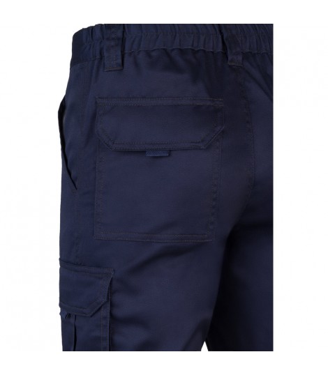 VL LUGH Pantalon elastico multibolsillos 240g m en algodon 46 EME 38 y poliester 16