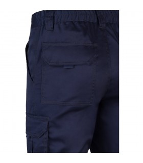 VL LUGH Pantalon elastico multibolsillos 240g m en algodon 46 EME 38 y poliester 16