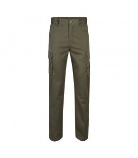 VL LUGH Pantalon elastico multibolsillos 240g m en algodon 46 EME 38 y poliester 16