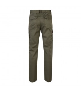 VL LUGH Pantalon elastico multibolsillos 240g m en algodon 46 EME 38 y poliester 16