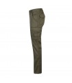 VL LUGH Pantalon elastico multibolsillos 240g m en algodon 46 EME 38 y poliester 16