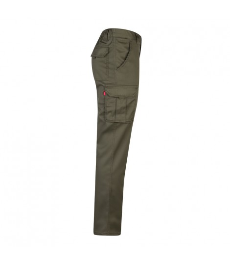 VL LUGH Pantalon elastico multibolsillos 240g m en algodon 46 EME 38 y poliester 16