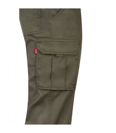 VL LUGH Pantalon elastico multibolsillos 240g m en algodon 46 EME 38 y poliester 16