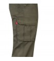 VL LUGH Pantalon elastico multibolsillos 240g m en algodon 46 EME 38 y poliester 16