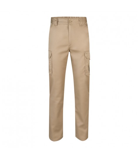 VL LUGH Pantalon elastico multibolsillos 240g m en algodon 46 EME 38 y poliester 16