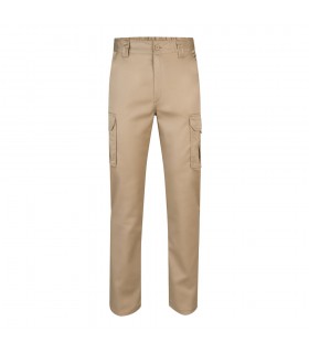 VL LUGH Pantalon elastico multibolsillos 240g m en algodon 46 EME 38 y poliester 16