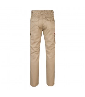VL LUGH Pantalon elastico multibolsillos 240g m en algodon 46 EME 38 y poliester 16