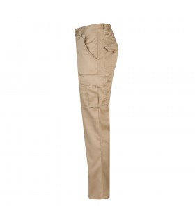 VL LUGH Pantalon elastico multibolsillos 240g m en algodon 46 EME 38 y poliester 16
