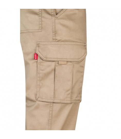 VL LUGH Pantalon elastico multibolsillos 240g m en algodon 46 EME 38 y poliester 16