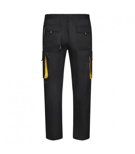 VL HYPNOS Pantalon de sarga multibolsillos bicolor 200g m en algodon 35 y poliester 65