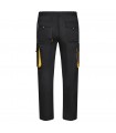 VL HYPNOS Pantalon de sarga multibolsillos bicolor 200g m en algodon 35 y poliester 65