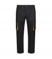 VL HYPNOS Pantalon de sarga multibolsillos bicolor 200g m en algodon 35 y poliester 65