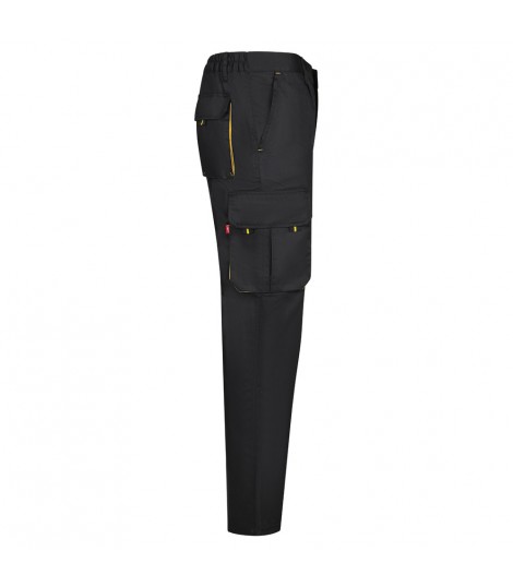 VL HYPNOS Pantalon de sarga multibolsillos bicolor 200g m en algodon 35 y poliester 65