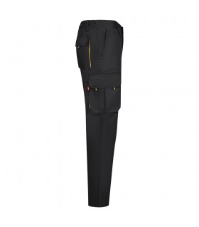 VL HYPNOS Pantalon de sarga multibolsillos bicolor 200g m en algodon 35 y poliester 65