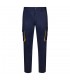 VL HYPNOS Pantalon de sarga multibolsillos bicolor 200g m en algodon 35 y poliester 65