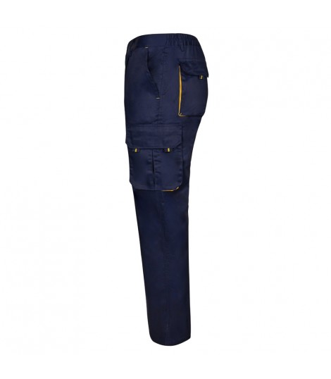 VL HYPNOS Pantalon de sarga multibolsillos bicolor 200g m en algodon 35 y poliester 65