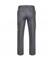 VL HYPNOS Pantalon de sarga multibolsillos bicolor 200g m en algodon 35 y poliester 65
