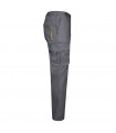 VL HYPNOS Pantalon de sarga multibolsillos bicolor 200g m en algodon 35 y poliester 65