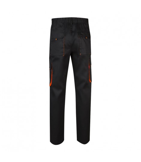 VL HYPNOS Pantalon de sarga multibolsillos bicolor 200g m en algodon 35 y poliester 65
