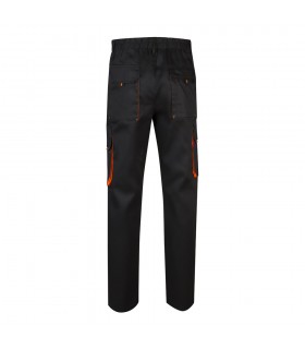 VL HYPNOS Pantalon de sarga multibolsillos bicolor 200g m en algodon 35 y poliester 65