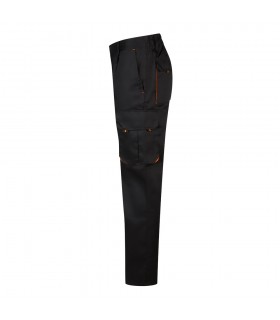 VL HYPNOS Pantalon de sarga multibolsillos bicolor 200g m en algodon 35 y poliester 65