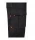 VL HYPNOS Pantalon de sarga multibolsillos bicolor 200g m en algodon 35 y poliester 65