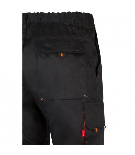 VL HYPNOS Pantalon de sarga multibolsillos bicolor 200g m en algodon 35 y poliester 65