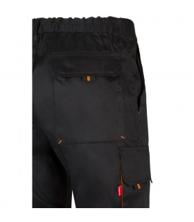 VL HYPNOS Pantalon de sarga multibolsillos bicolor 200g m en algodon 35 y poliester 65