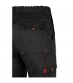 VL HYPNOS Pantalon de sarga multibolsillos bicolor 200g m en algodon 35 y poliester 65