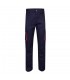 VL HYPNOS Pantalon de sarga multibolsillos bicolor 200g m en algodon 35 y poliester 65
