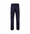 VL HYPNOS Pantalon de sarga multibolsillos bicolor 200g m en algodon 35 y poliester 65