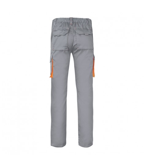 VL HYPNOS Pantalon de sarga multibolsillos bicolor 200g m en algodon 35 y poliester 65