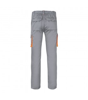 VL HYPNOS Pantalon de sarga multibolsillos bicolor 200g m en algodon 35 y poliester 65