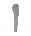 VL HYPNOS Pantalon de sarga multibolsillos bicolor 200g m en algodon 35 y poliester 65