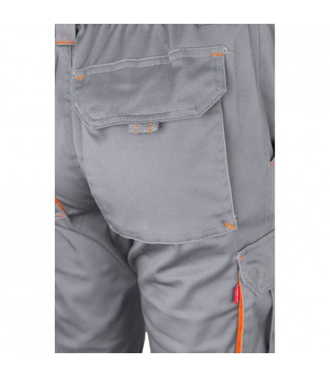 VL HYPNOS Pantalon de sarga multibolsillos bicolor 200g m en algodon 35 y poliester 65