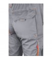 VL HYPNOS Pantalon de sarga multibolsillos bicolor 200g m en algodon 35 y poliester 65