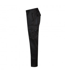 VL HYPNOS Pantalon de sarga multibolsillos bicolor 200g m en algodon 35 y poliester 65