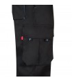 VL HYPNOS Pantalon de sarga multibolsillos bicolor 200g m en algodon 35 y poliester 65