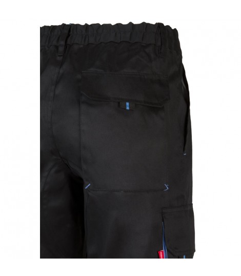 VL HYPNOS Pantalon de sarga multibolsillos bicolor 200g m en algodon 35 y poliester 65