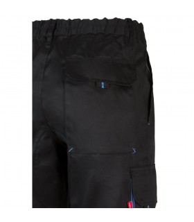 VL HYPNOS Pantalon de sarga multibolsillos bicolor 200g m en algodon 35 y poliester 65
