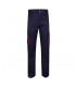 VL HYPNOS Pantalon de sarga multibolsillos bicolor 200g m en algodon 35 y poliester 65